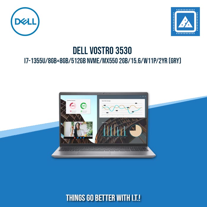 DELL VOSTRO 3530 I7-1355U/8GB+8GB/512GB NVME/MX550 2GB | BEST FOR STUDENTS AND FREELANCERS DELL VOSTRO 3530 I7-1355U/8GB+8GB/512GB NVME/MX550 2GB | BEST FOR STUDENTS AND FREELANCERS